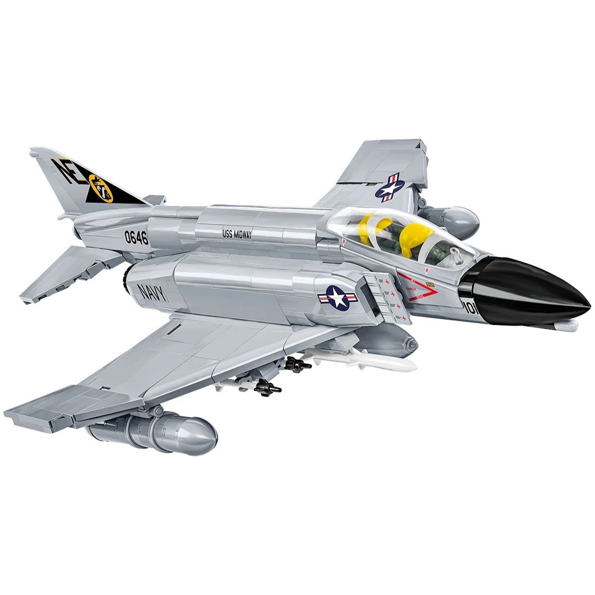 Cobi F-4 Phantom II - USS Midway, US Navy, 1:48 Scale Lego